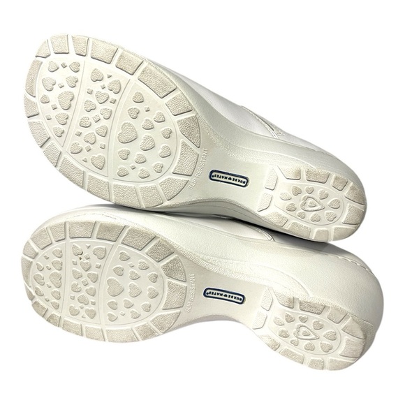 Nurse Mates Bryar White Leather Slip-On Shoes - Size 9.5W - Picture 5 of 8